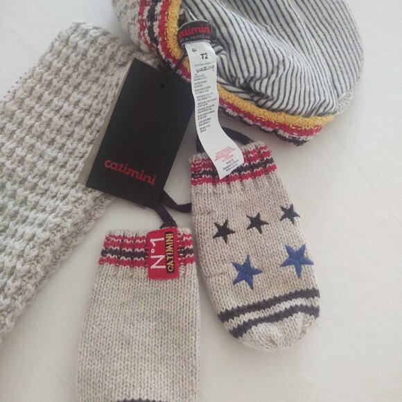 NWT Designed in FRANCE 🇨🇵 Hat/Mittens/Scarf: Child or Pet - Picture 6 of 7